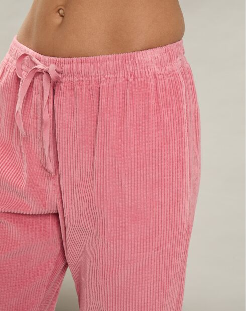 Pantalon en Velours côtelé Peyo blush d'hiver