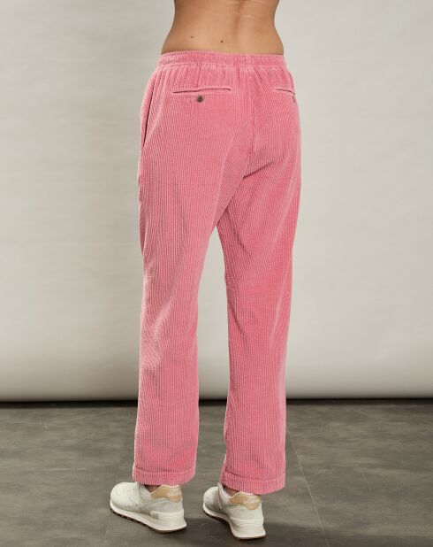 Pantalon en Velours côtelé Peyo blush d'hiver