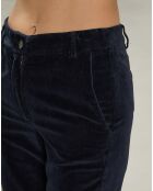 Pantalon en Velours Parfait minuit