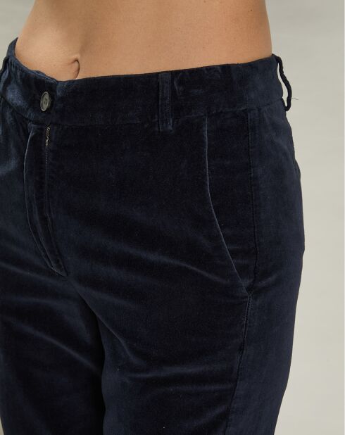 Pantalon en Velours Parfait minuit