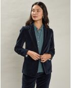 Veste en Velours Virna minuit