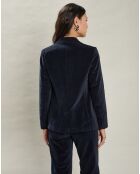 Veste en Velours Virna minuit