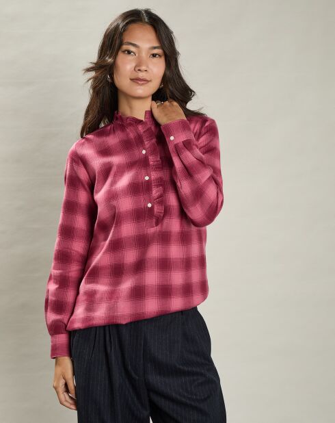 Blouse Carmen rose