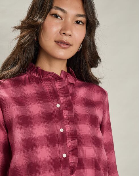 Blouse Carmen rose