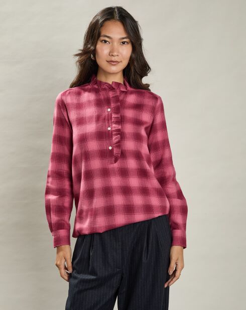Blouse Carmen rose