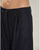Pantalon en Laine mélangée Panache marine