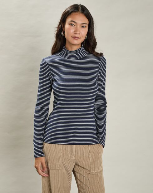Top Tyssem bleu marine/écru