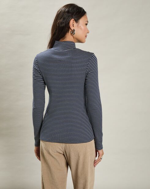 Top Tyssem bleu marine/écru