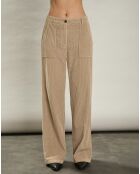 Pantalon en Velours côtelé Patel clay