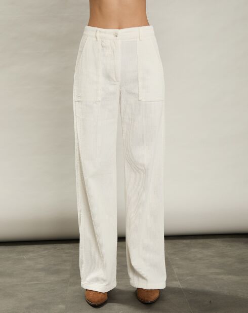 Pantalon en Velours côtelé Patel milk