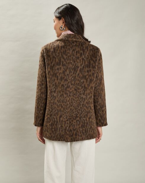 Veste en Laine mélangée Vittorio brun