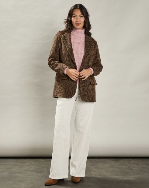 Veste en Laine mélangée Vittorio brun