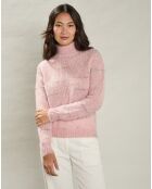 Pull en Mohair & Laine mélangés Mylor rose