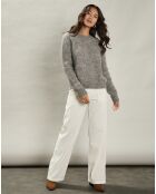 Pull en Mohair & Laine mélangés Maizy gris