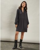 Robe en Gaze de Coton Rive anthracite