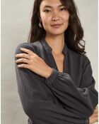 Robe en Gaze de Coton Rive anthracite