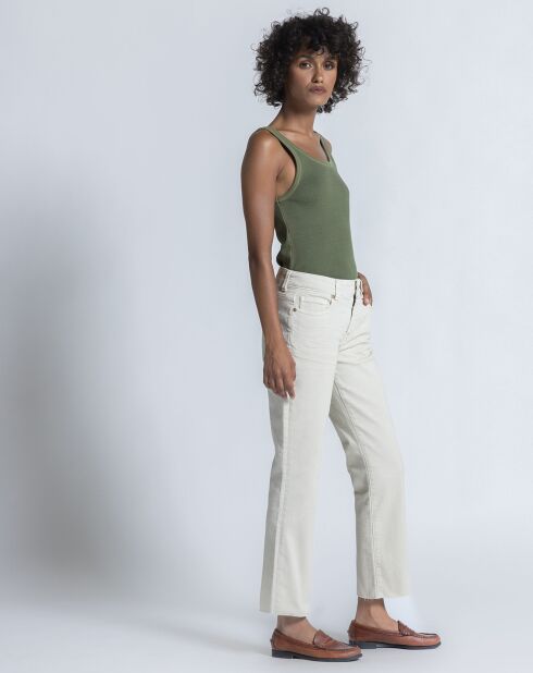 Pantalon Jodie crème
