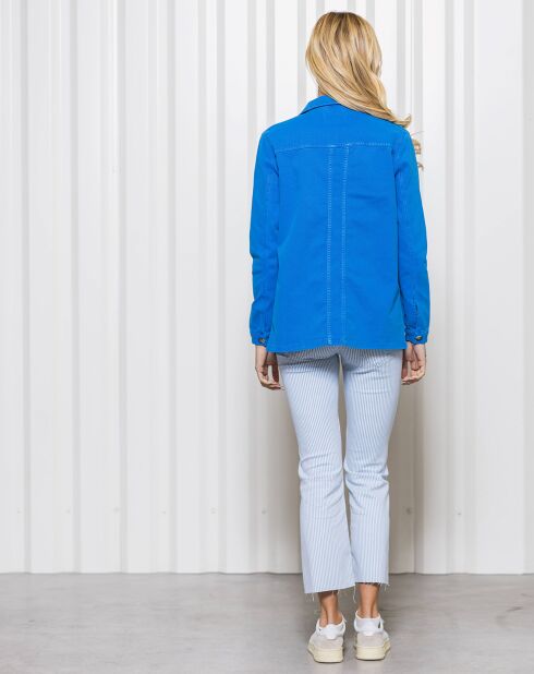Veste Grid victoria blue