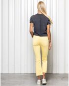 Pantalon Jodie faded yellow