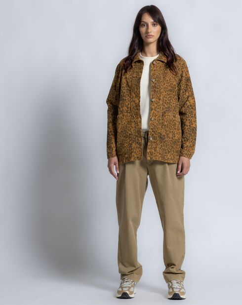 Chaqueta Grid Leopard