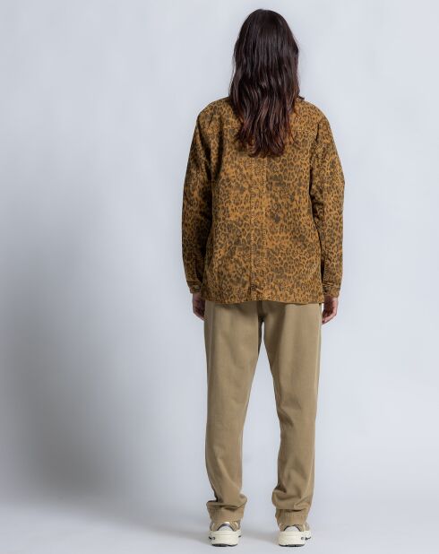 Chaqueta Grid Leopard
