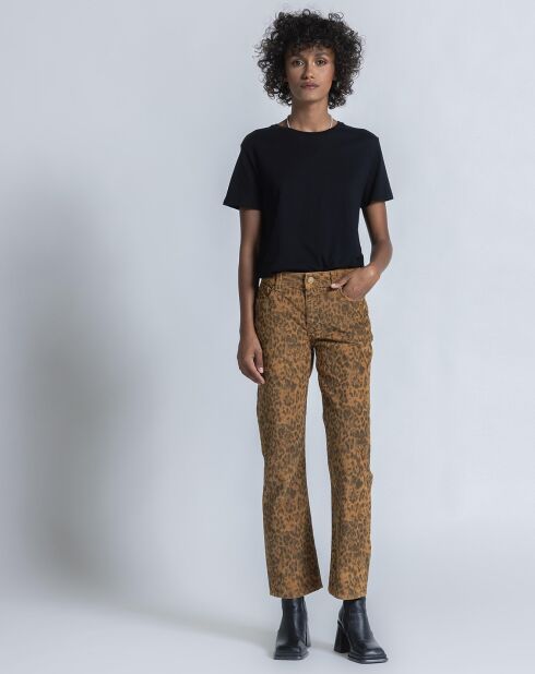 Pantaloni Jodie leopardati