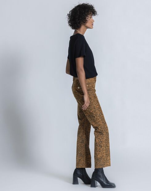 Pantaloni Jodie leopardati