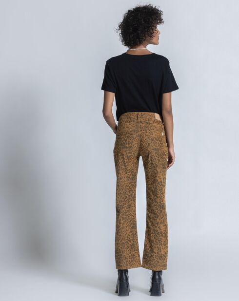 Pantaloni Jodie leopardati