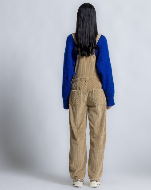 Taupefarbener Cord-Overall Poppie Taos