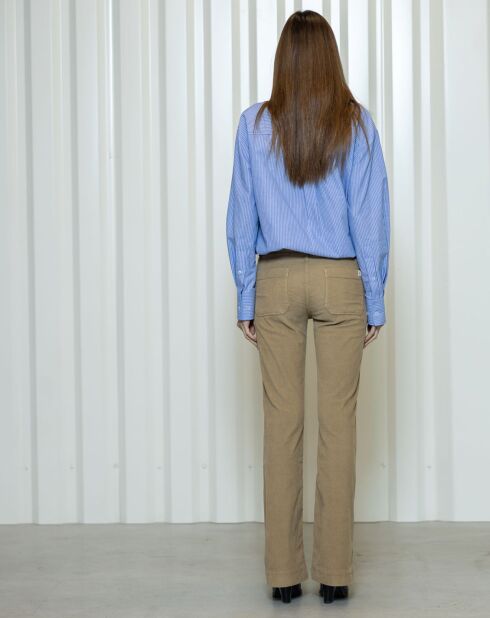 Riley taos taupe broek