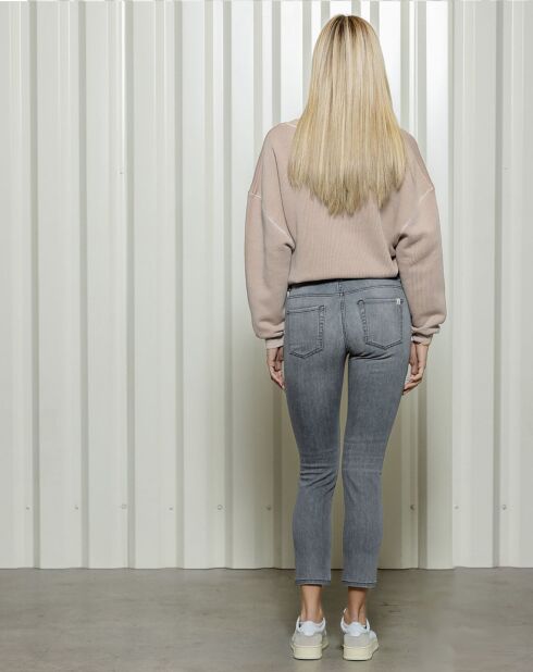Jeans Styletto nero grigio n°4