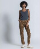 Pantalon Styletto leopard