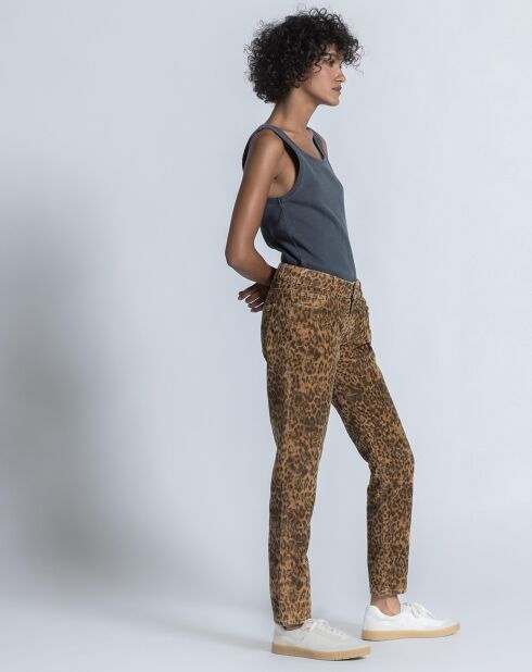 Pantalon Styletto leopard