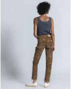 Pantalon Styletto leopard