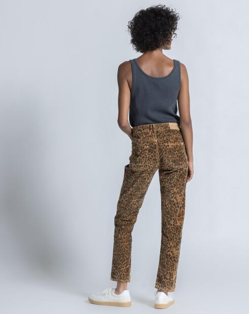 Pantalon Styletto leopard