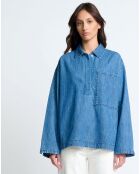 Chemise Franky indigo