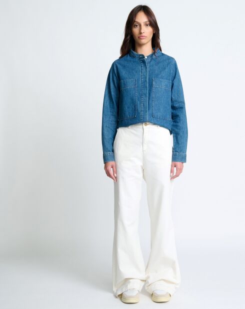 Mara Cremefarbene Jeans