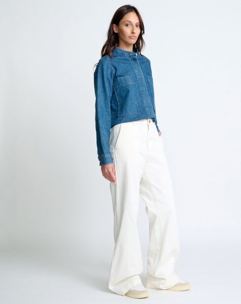 Mara Cremefarbene Jeans