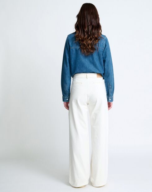 Mara Cremefarbene Jeans