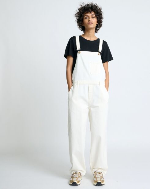 Jumpsuit in gebroken wit Poppie