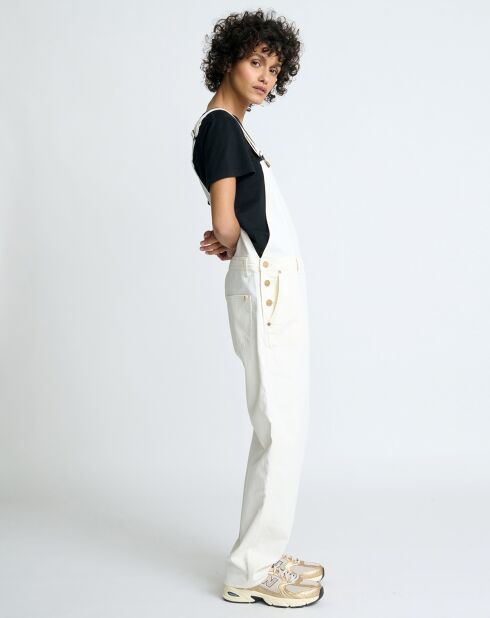 Jumpsuit in gebroken wit Poppie