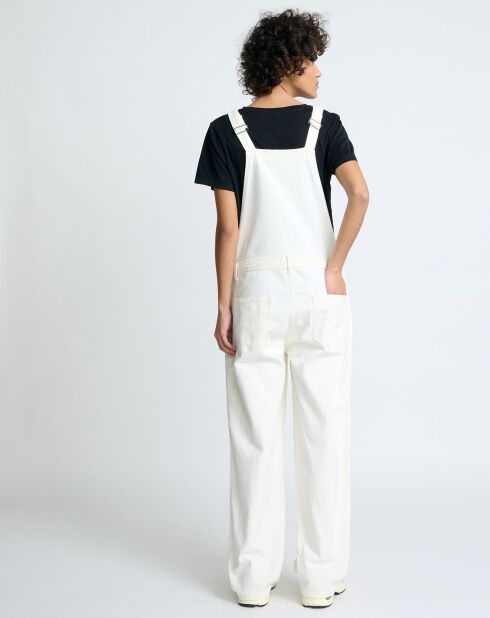 Jumpsuit in gebroken wit Poppie