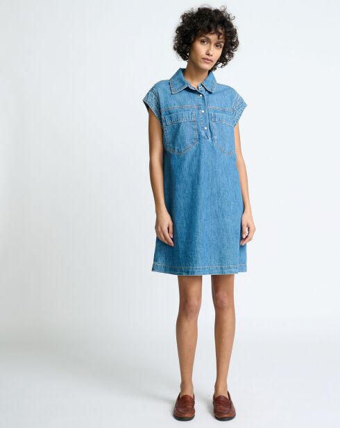 Robe Thalie indigo