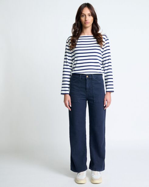 Pantaloni Tommy blu inchiostro
