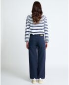 Pantaloni Tommy blu inchiostro