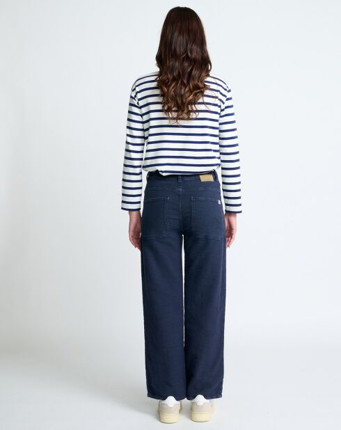 Pantaloni Tommy blu inchiostro