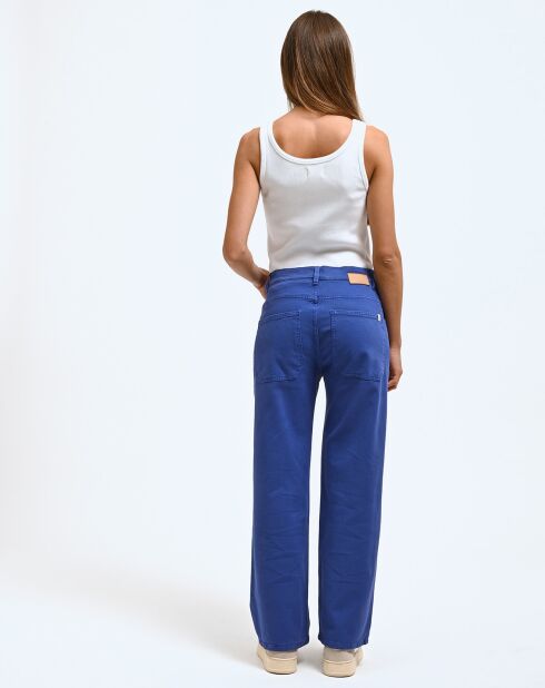 Pantaloni Tommy blu royal