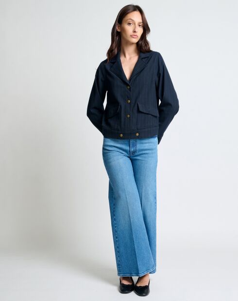Chaqueta de tenis con rayas Adele