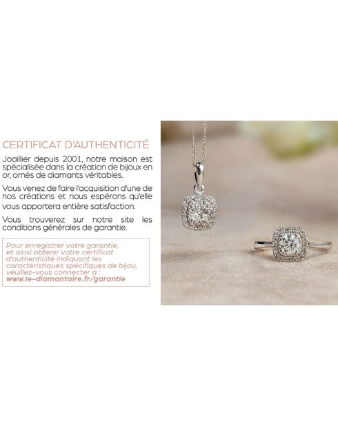 Granite Alliance Diamantring 0,2 Karat Weißgold