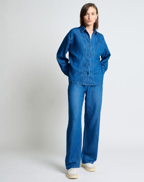 Chemise Lipa blue wash denim